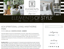 Tablet Screenshot of elementsofstyleblog.com